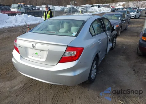 2012 Honda Civic Lx z USA, uszkodzony, nr VIN 2HGFB2F54CH300113